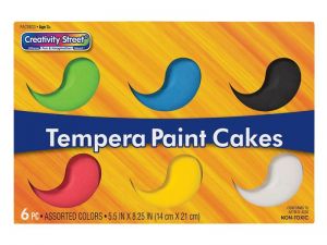 Creativity Street Tempera Cakes, 6 Assorted Colors