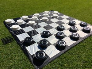 Giant Checker Set (b/w)
