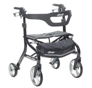 Nitro Sprint HD Rollator, Black, 1/ea