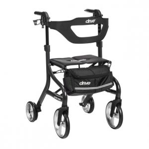 Nitro Sprint Rollator,Tall,Black,1/ea