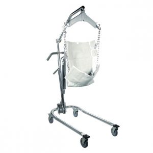 Hydraulic Deluxe Chrome-plated Patient Lift