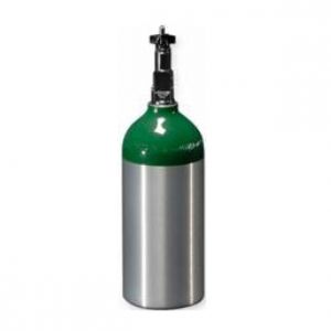 Alum O2 Cyl D w/Post, 6ea/cv, 81/pallet
