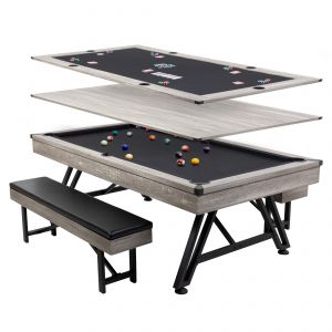 American Legend Madison 89" 3 In 1 Billiards-poker-dining Table