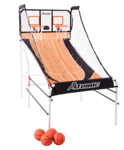 Atomic Slam Dunk Basketball Shootout  81" L X 48" W X 81" H