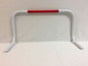 Return-to-right Hurdles - 14" H, Red/white