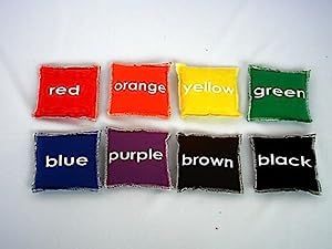 Beanbags - Colors - 4" * 4" - Set Of 8