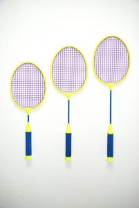 Stringless Badminton Racket, 23" L