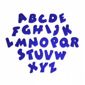 Easymount Alphabet (26) Blue