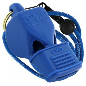 Fox 40 Classic Cmg Safety Whistle Lanyard,blue