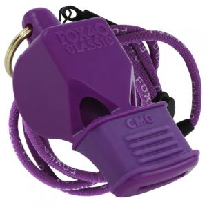 Fox 40 Classic Cmg Safety Whistle Lanyard,purple