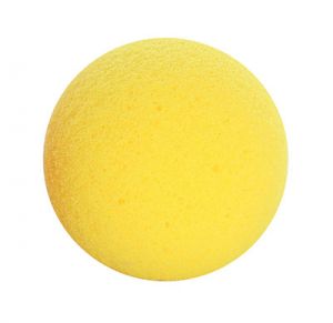 Cando Memory Foam Squeeze Ball - 2.5" Diameter - Yellow, X-easy