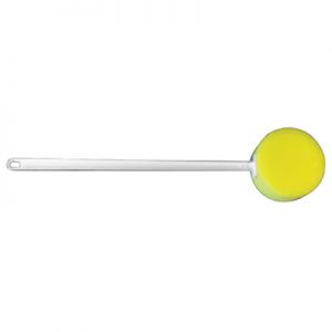 CanDo Long Scrub Sponge, Round, Bendable, Yellow