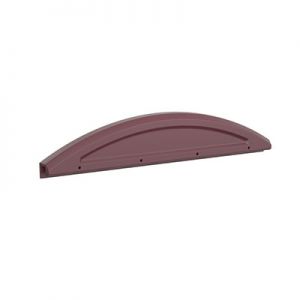 Safety Rail For Wall Bunk, Large, Burgundy
