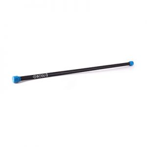 BOSU Weighted Bar, Black Bar with Blue End Caps, 2 kg (4.4 lbs.)