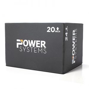 Power Systems 3-in-1 Foam Plyo Box, 16" X 20" X 24"