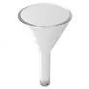 Burette Funnel. Glass 40mm Od Funnel Opening X 38mm Stem Length 10mm Od Stem.  Pack 10 Ea.