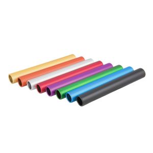 Aluminum Batons; 12" Long; Orange; Set Of 8