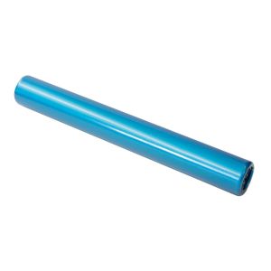 Aluminum Baton;single 12" Long ;  Blue
