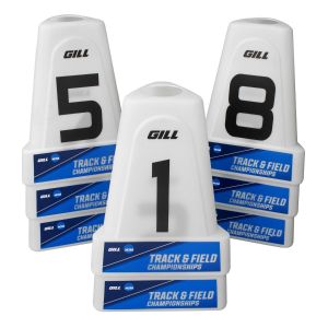 Lane Markers Set;  28" Tall; Lanes 1 - 8; Custom