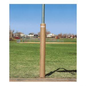 Pole Pad; 3-1/2"-4-1/2" Diameter With Custom Graphics; Tan