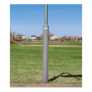 Pole Pad; 3-1/2"-4-1/2" Diameter With Custom Graphics; Gray