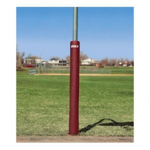 Pole Pad; 3-1/2"-4-1/2" Diameter; Maroon