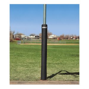 Pole Pad; 3-1/2"-4-1/2" Diameter With Custom Graphics; Black