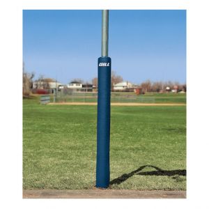 Pole Pad; 3-1/2"-4-1/2" Diameter With Custom Graphics; Navy Blue