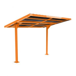 Cantilever Dugout H8xw8xl12; Orange