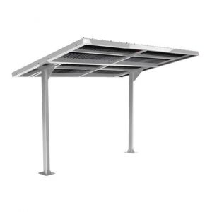 Cantilever Dugout H8xw8xl12; Silver
