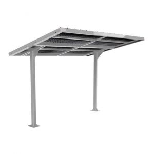 Cantilever Dugout H8xw8xl12; Gray