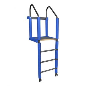 Powr-steel/carbon Fitted Judges Stand Pads; Royal Blue