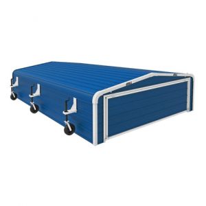 Hj Pit Garage; 21' X 10'6" Pits Or Smaller; Royal Blue