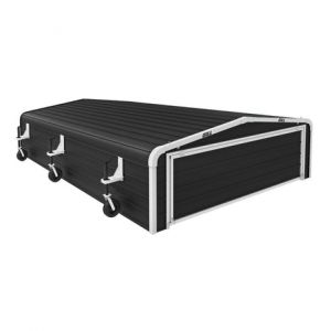 Hj Pit Garage; 21' X 10'6" Pits Or Smaller; Black