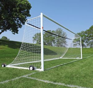 Pair Of U90 Premier Soccer Goals Packages ; 6'-6"x18'-6"