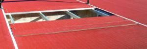 Recessed Aluminum Steeplechase Water Jump Cover; 9.5" X 1.75" X .125"