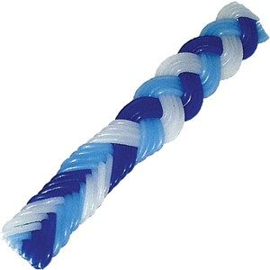 Flat Havdalah Candle - Blue/white