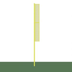 Foul Poles - Collegiate (20') - Baseball/softball (semi-permanent)  (yellow)
