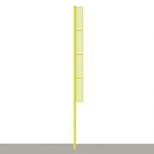 Foul Poles - Professional (30') - Baseball (semi-permanent)  (yellow)