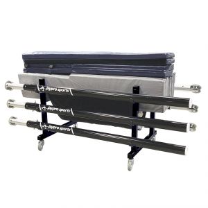 Volleyball Equipment Carrier (48"l X 36"w - 6 Poles) - Deluxe 