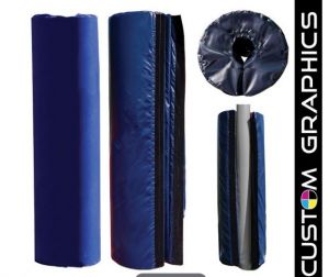 Protector Pads - 6 in. Thick pad with Custom Graphics - Post Pad (Outdoor) - Pro Style (4-1/2 in. Pole)