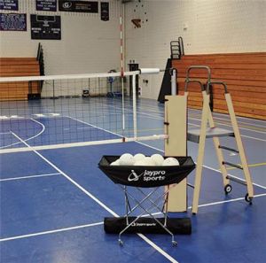 Featherlite Volleyball System Package (3" Floor Sleeve) - Nfhs, Ncaa, Usvba Compliant 