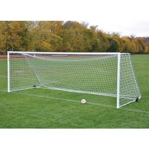 Soccer Goal - Classic Official Round Goal Package (8'h X 24'w X 4' X 10') - Nfhs, Ncaa, Fifa Compliant  