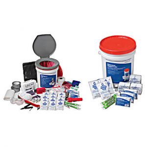 Complete 25-person 1-day Shelter-in-place Combo Emergency Kit