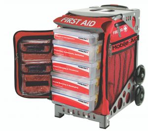 Mobileaid essentials easy-roll First Aid cart