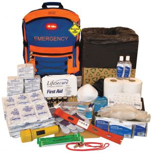 Lifesecure Schoolguard Hi-visibility Classroom Evacuation & Lockdown Kit With Bleedstop Compact 100 Bleeding Control Kit