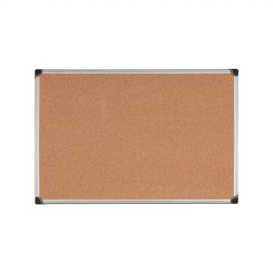 MasterVision Maya Cork Bulletin Board, 18" x 24", Aluminum Frame
