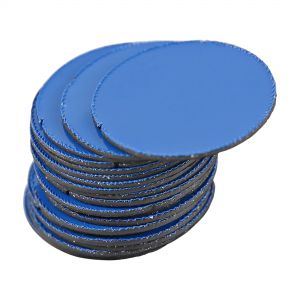 Interchangeable Magnetic Board Accessories, Circles, 0.75" Diameter, Blue, 20/Pack