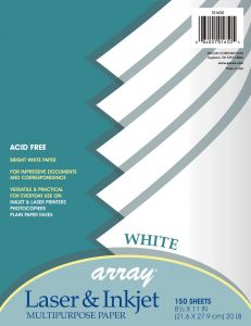 Pacon Mutlipurpose Paper, White, 81/2 X 11, 150 Sheets