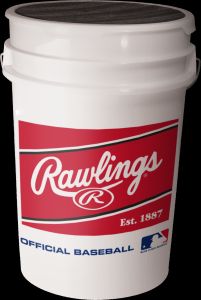 Mlb Baseball 6-gallon Bucket Only, 6 Pack 